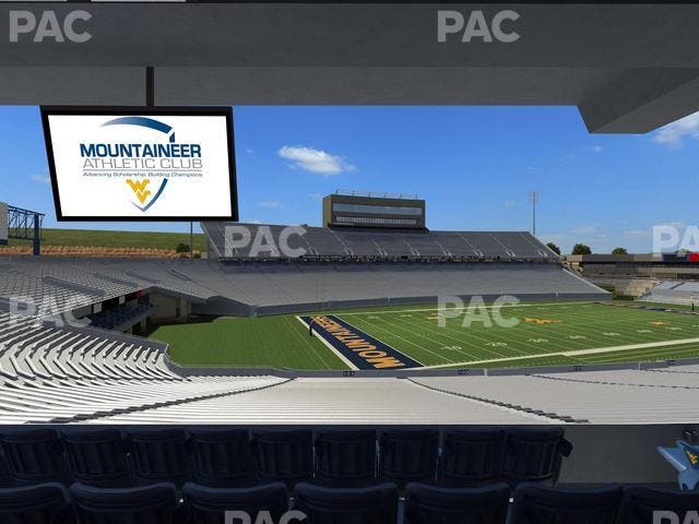 Mountaineer Field at Milan Puskar Stadium - Section Field Box 2 Seat View