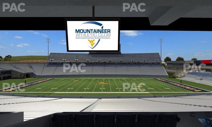 Mountaineer Field at Milan Puskar Stadium - Section Field Box 20 Seat View