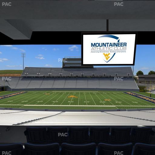 Mountaineer Field at Milan Puskar Stadium - Section Field Box 21 Seat View