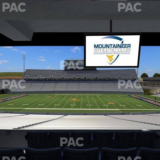 Mountaineer Field at Milan Puskar Stadium - Section Field Box 21 Seat View