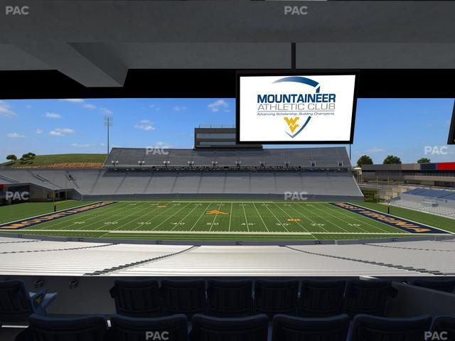 Mountaineer Field at Milan Puskar Stadium - Section Field Box 21 Seat View
