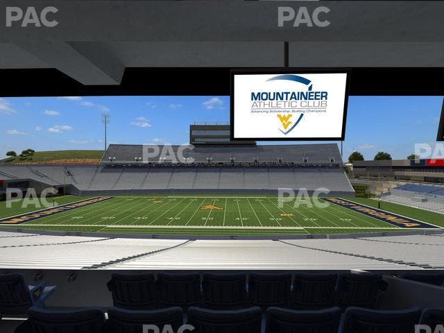 Mountaineer Field at Milan Puskar Stadium - Section Field Box 21 Seat View