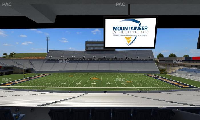 Mountaineer Field at Milan Puskar Stadium - Section Field Box 21 Seat View