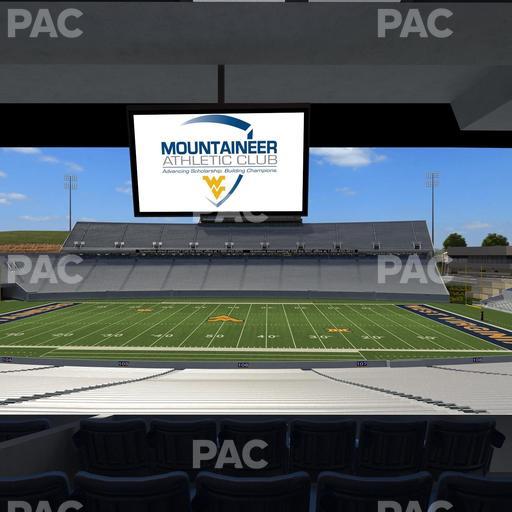 Mountaineer Field at Milan Puskar Stadium - Section Field Box 22 Seat View