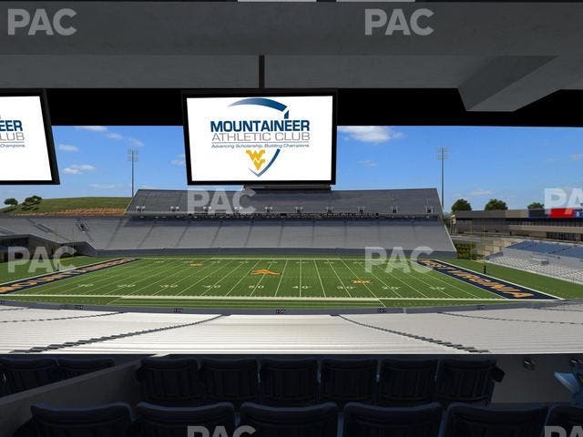 Mountaineer Field at Milan Puskar Stadium - Section Field Box 22 Seat View