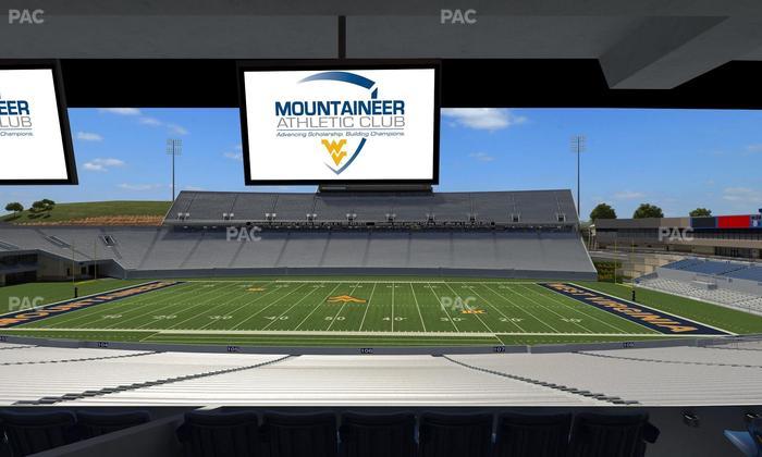 Mountaineer Field at Milan Puskar Stadium - Section Field Box 22 Seat View