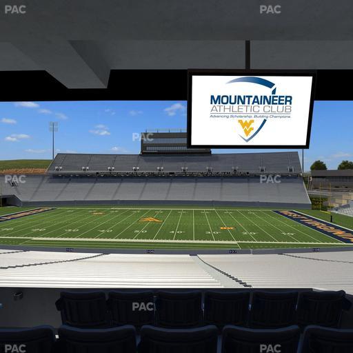 Mountaineer Field at Milan Puskar Stadium - Section Field Box 23 Seat View