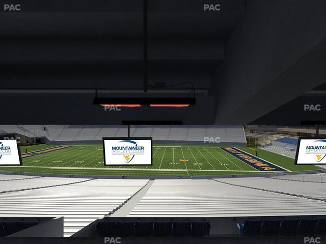 Mountaineer Field at Milan Puskar Stadium - Section Field Box 24 Seat View