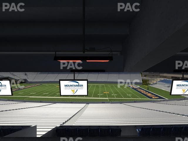 Mountaineer Field at Milan Puskar Stadium - Section Field Box 24 Seat View