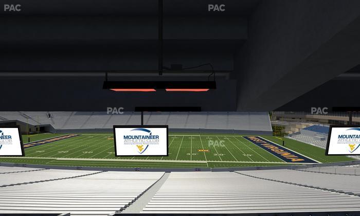 Mountaineer Field at Milan Puskar Stadium - Section Field Box 24 Seat View