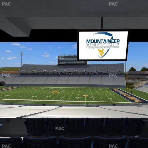 Mountaineer Field at Milan Puskar Stadium - Section Field Box 25 Seat View