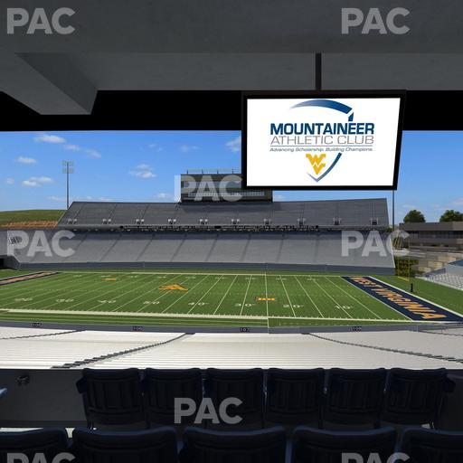 Mountaineer Field at Milan Puskar Stadium - Section Field Box 25 Seat View