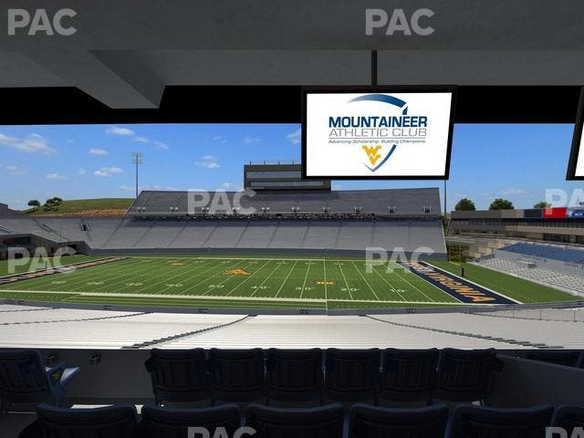 Mountaineer Field at Milan Puskar Stadium - Section Field Box 25 Seat View