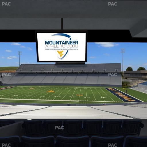 Mountaineer Field at Milan Puskar Stadium - Section Field Box 26 Seat View