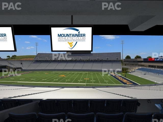 Mountaineer Field at Milan Puskar Stadium - Section Field Box 26 Seat View