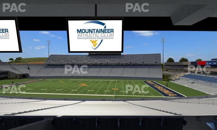Mountaineer Field at Milan Puskar Stadium - Section Field Box 26 Seat View