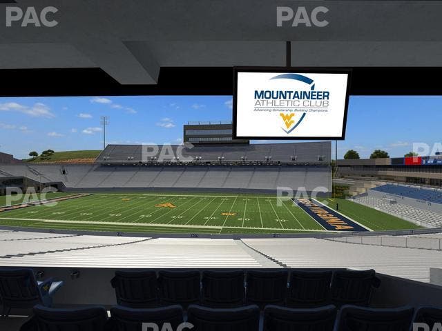 Mountaineer Field at Milan Puskar Stadium - Section Field Box 27 Seat View