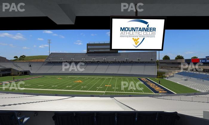 Mountaineer Field at Milan Puskar Stadium - Section Field Box 27 Seat View