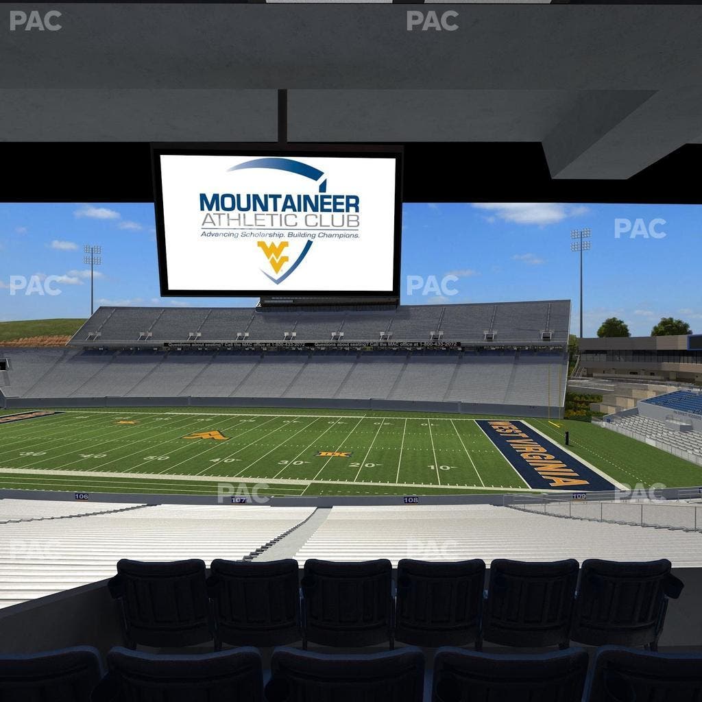 Mountaineer Field at Milan Puskar Stadium - Section Field Box 28 Seat View