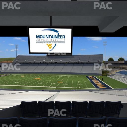 Mountaineer Field at Milan Puskar Stadium - Section Field Box 28 Seat View