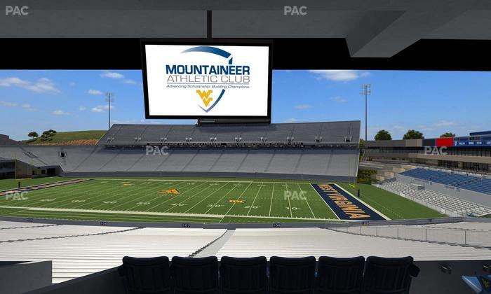 Mountaineer Field at Milan Puskar Stadium - Section Field Box 28 Seat View