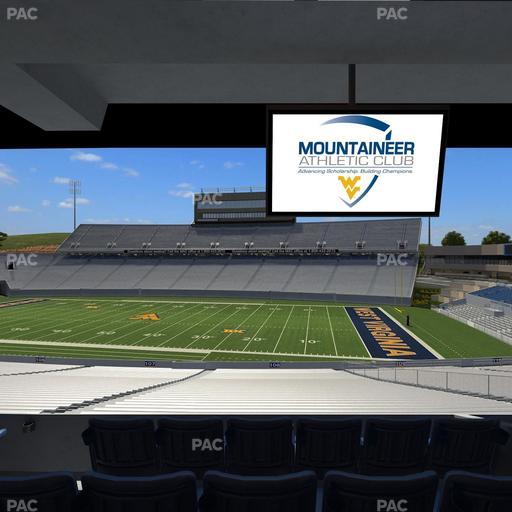 Mountaineer Field at Milan Puskar Stadium - Section Field Box 29 Seat View