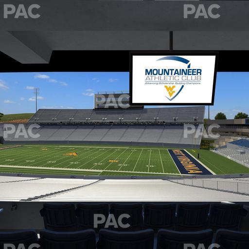 Mountaineer Field at Milan Puskar Stadium - Section Field Box 29 Seat View