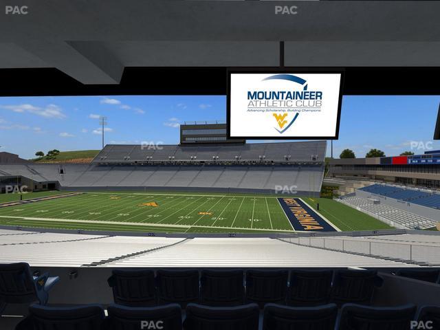 Mountaineer Field at Milan Puskar Stadium - Section Field Box 29 Seat View