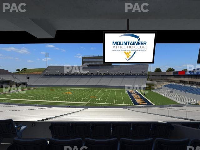 Mountaineer Field at Milan Puskar Stadium - Section Field Box 29 Seat View