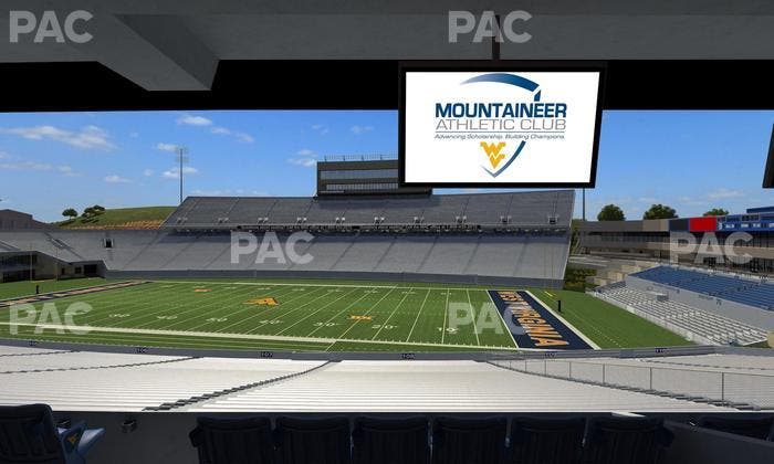 Mountaineer Field at Milan Puskar Stadium - Section Field Box 29 Seat View