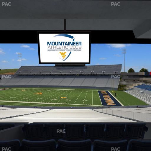 Mountaineer Field at Milan Puskar Stadium - Section Field Box 30 Seat View