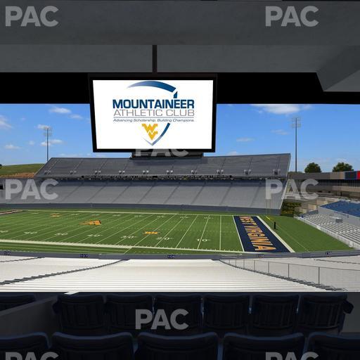 Mountaineer Field at Milan Puskar Stadium - Section Field Box 30 Seat View