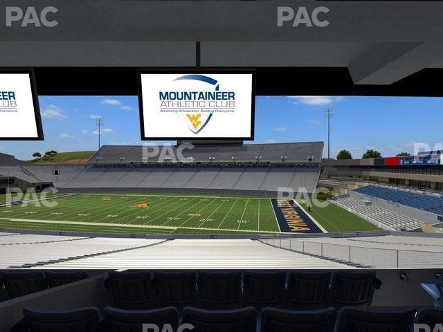 Mountaineer Field at Milan Puskar Stadium - Section Field Box 30 Seat View
