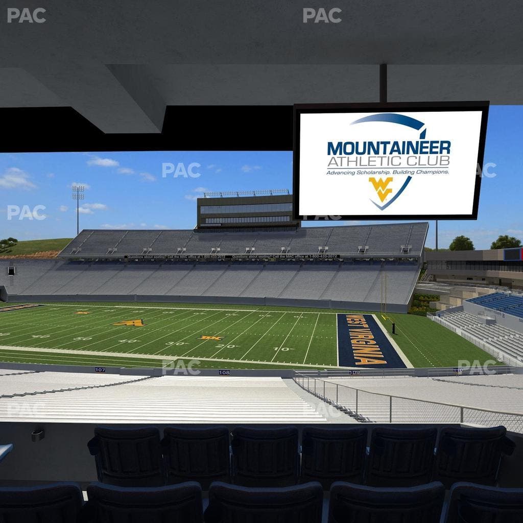 Mountaineer Field at Milan Puskar Stadium - Section Field Box 31 Seat View