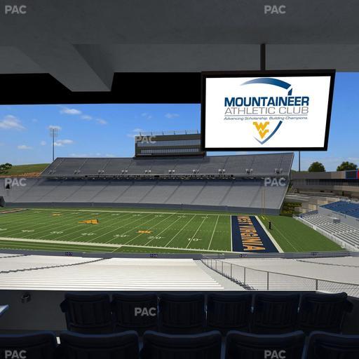 Mountaineer Field at Milan Puskar Stadium - Section Field Box 31 Seat View