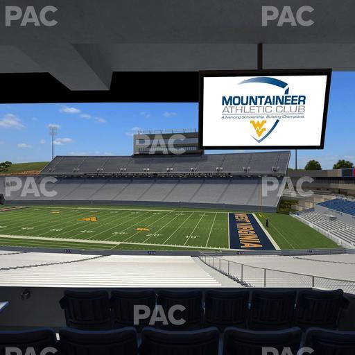 Mountaineer Field at Milan Puskar Stadium - Section Field Box 31 Seat View