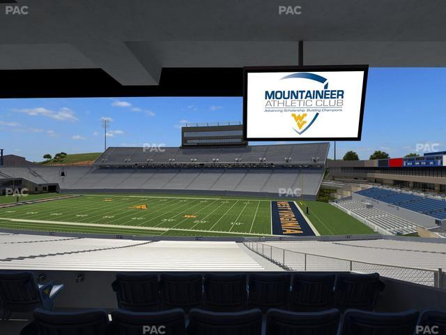 Mountaineer Field at Milan Puskar Stadium - Section Field Box 31 Seat View