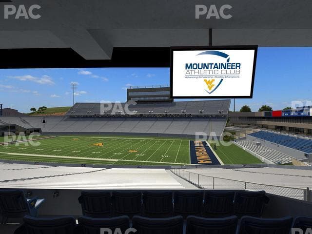 Mountaineer Field at Milan Puskar Stadium - Section Field Box 31 Seat View