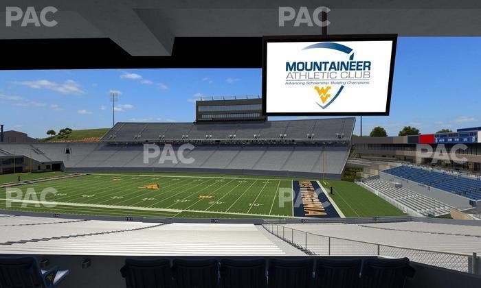 Mountaineer Field at Milan Puskar Stadium - Section Field Box 31 Seat View