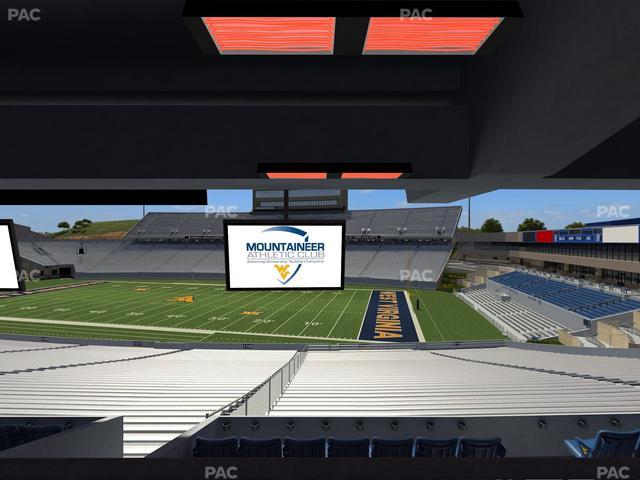 Mountaineer Field at Milan Puskar Stadium - Section Field Box 32 Seat View