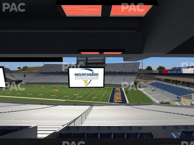 Mountaineer Field at Milan Puskar Stadium - Section Field Box 32 Seat View