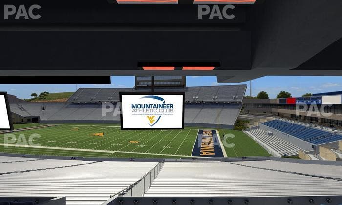 Mountaineer Field at Milan Puskar Stadium - Section Field Box 32 Seat View