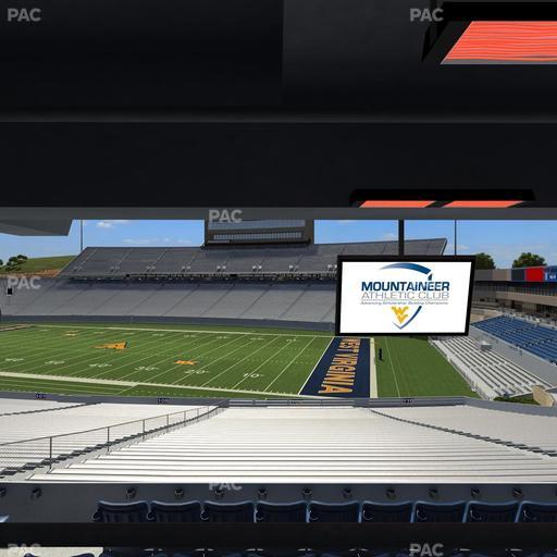 Mountaineer Field at Milan Puskar Stadium - Section Field Box 33 Seat View