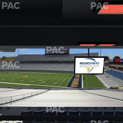 Mountaineer Field at Milan Puskar Stadium - Section Field Box 33 Seat View