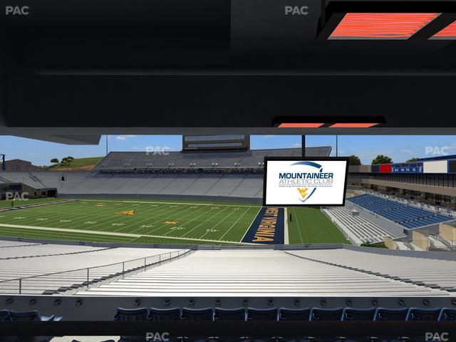 Mountaineer Field at Milan Puskar Stadium - Section Field Box 33 Seat View