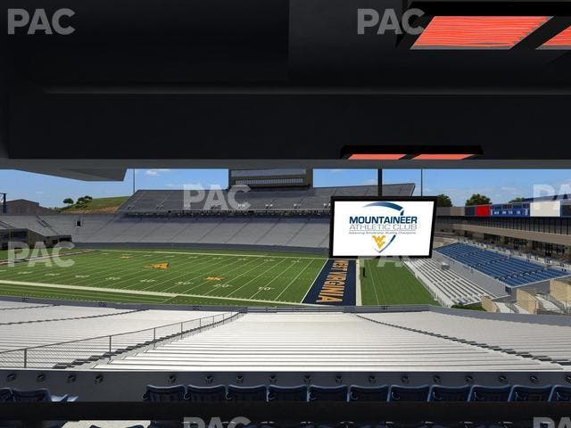 Mountaineer Field at Milan Puskar Stadium - Section Field Box 33 Seat View