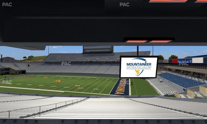 Mountaineer Field at Milan Puskar Stadium - Section Field Box 33 Seat View