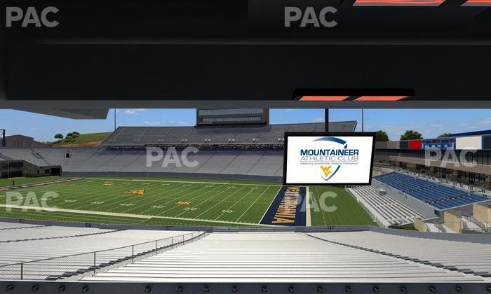 Mountaineer Field at Milan Puskar Stadium - Section Field Box 33 Seat View