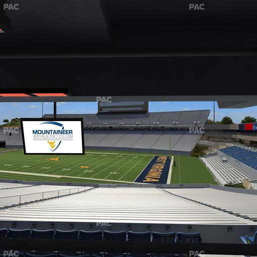 Mountaineer Field at Milan Puskar Stadium - Section Field Box 34 Seat View