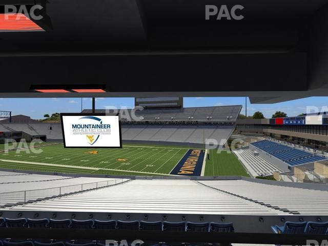 Mountaineer Field at Milan Puskar Stadium - Section Field Box 34 Seat View